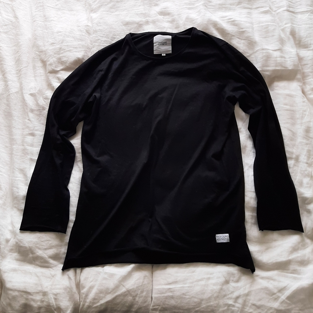 Profound Aesthetic Black Long Sleeve Shirt
